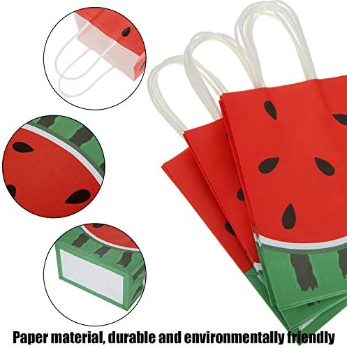 24 Piece Watermelon Tote Bags for Party Supplies