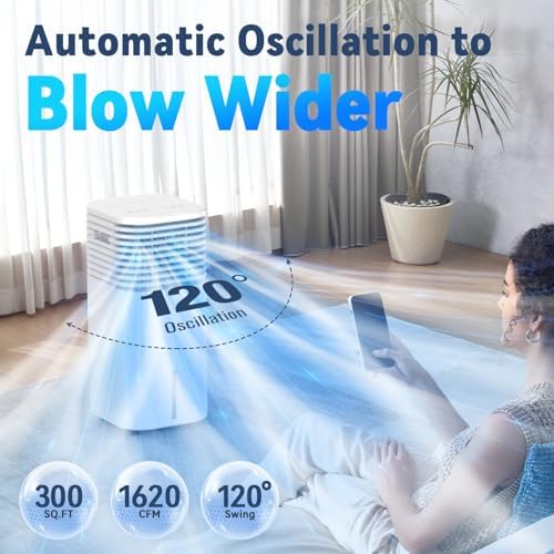 FANCOLE Windowless Portable Air Conditioner with 4 Modes 3 Speeds