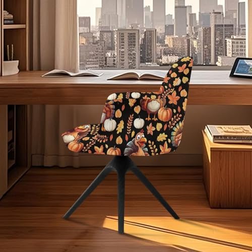 Thanksgiving Turkey Stretchable Armchair Cover for Dorm Office 1