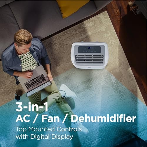 BLACKDECKER 14000 BTU Portable Air Conditioner with Remote Control and Window Kit