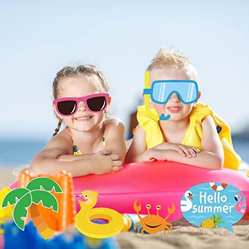 25Pcs Pool Photo Booth Props for Summer Party