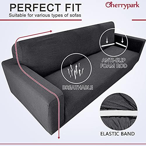 Cherrypark High Stretch Waterproof Sofa Cover with Elastic Hem
