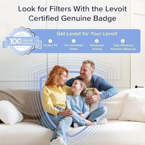 LEVOIT Sprout Replacement Filter 3 Layer White