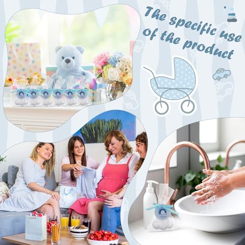 Demissle 20 Pcs Cloud Shaped Baby Shower Soap Favors
