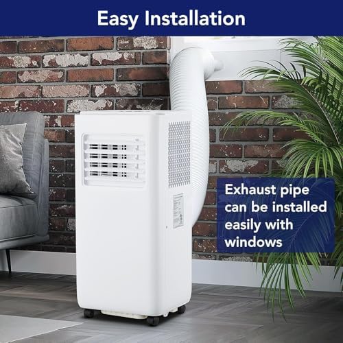 Ultra-Quiet 10000 BTU Portable AC for 400 SqFt Rooms