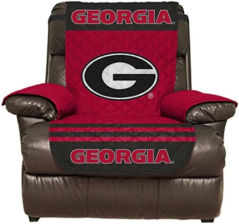 NCAA Microfiber Recliner Slipcover with Elastic Straps