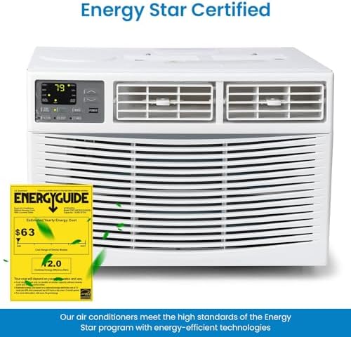 Klysiora 8000 BTU Window AC with Wi-Fi Smart Control