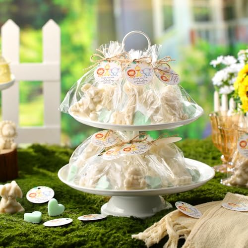Demissle Safari Animal Baby Shower Soap Favors Set