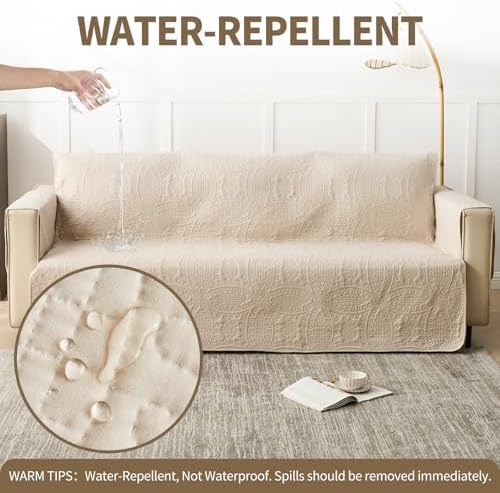 JYHOPE Water-Repellent Sofa Cover Non Slip for Dogs and Cats