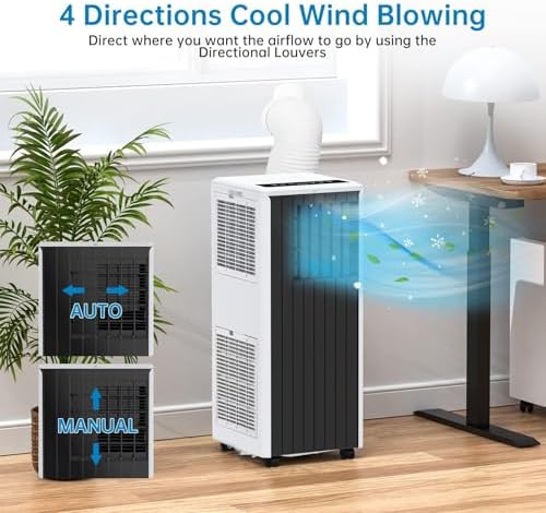 Dainslef 8000 BTU Portable AC with Remote Control