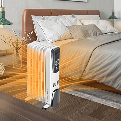 KOTEK 1500W Electric Oil Filled Radiator Heater
