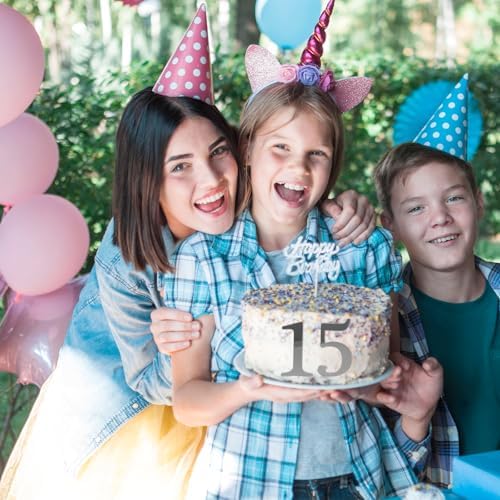 37 Inch 0-9 Silver Birthday Cake Toppers