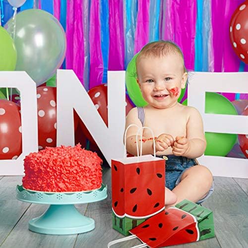24 Piece Watermelon Tote Bags for Party Supplies