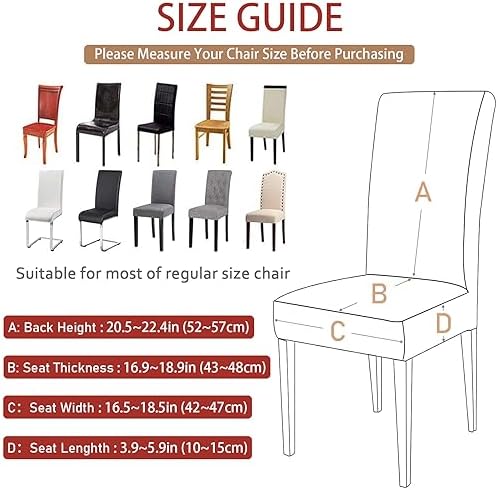 4PCS Christmas Chair Covers with Tree Elk Pattern