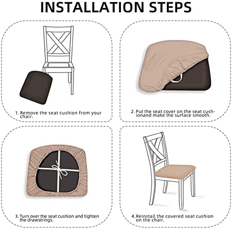 Mexican Serape Pattern Seat Covers for Dining Chairs