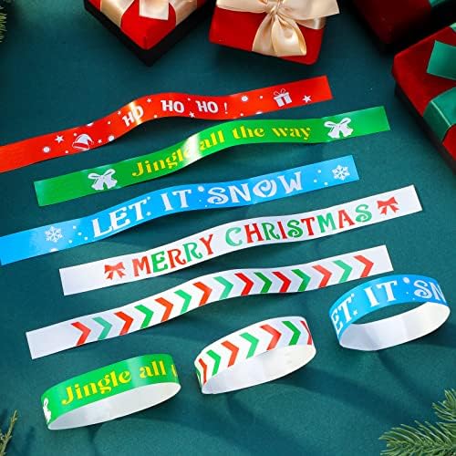 Teling 500 Pcs Christmas Wristbands for Party