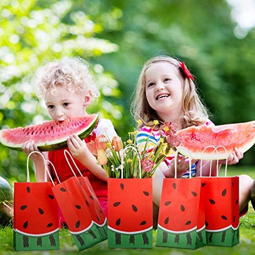 24 Piece Watermelon Tote Bags for Party Supplies