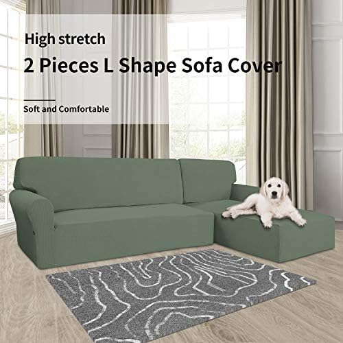 Easy-Going Stretch Sofa Slipcover 2 Pieces
