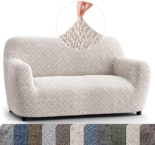 PAULATO Loveseat Slipcover - Stretch Cover - Venezia Cream