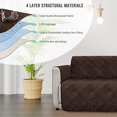 BOCTOPUG Waterproof Sofa Cover for Dogs and Kids