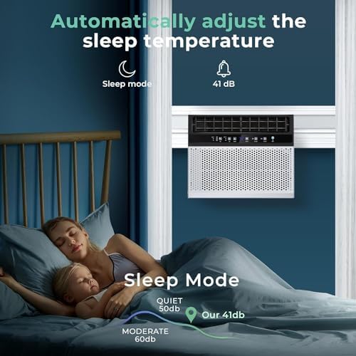 RWFlame 10000BTU U-Shaped Window AC with Full View and Quiet Operation 1