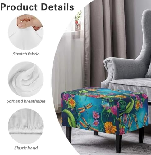 Eritanaer Dragonfly Ottoman Slipcover