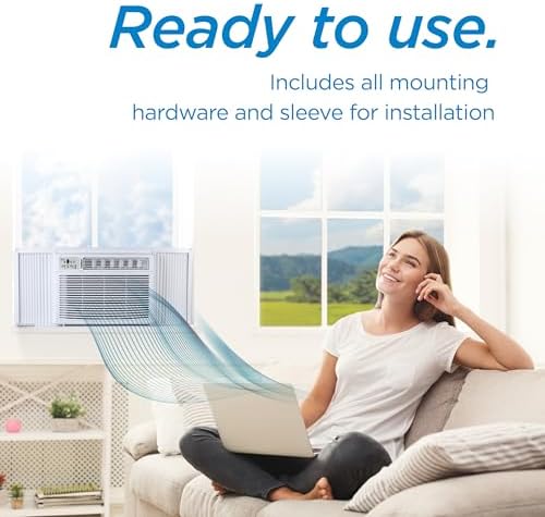 BLACKDECKER 18000 BTU Window Air Conditioner Unit White