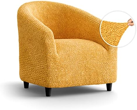 PAULATO BY GAICO Barrel Chair Slipcover - Stretch Fit - Mango