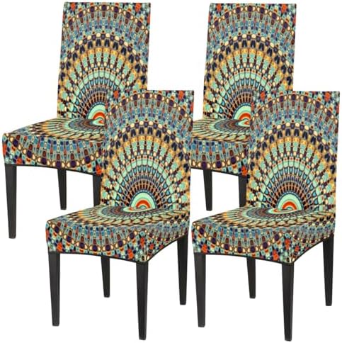QsirBC Stretchable Dining Chair Covers Set of 1 1
