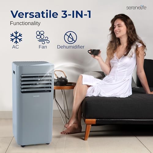 SereneLife 8000 BTU Portable AC Unit for Bedroom