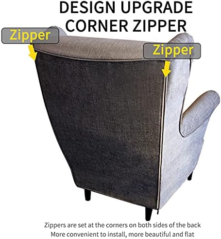 CRIUSJA Chair Cover for IKEA Strandmon Armchair 1