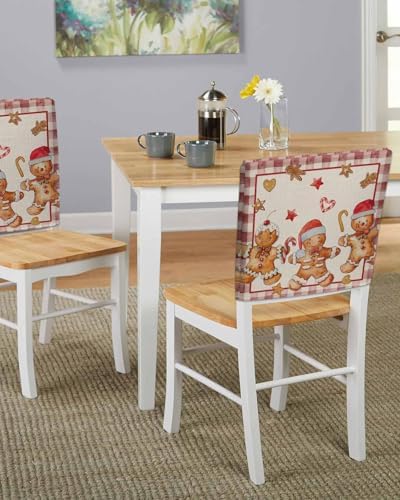 4 Pcs Christmas Chair Back Covers Set