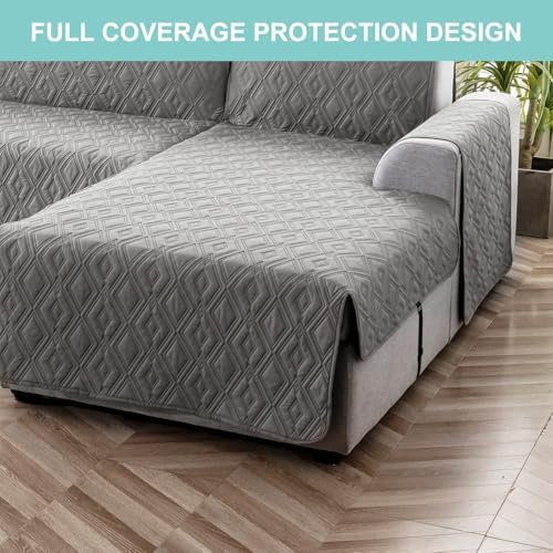 Genina Reversible Sectional Couch Covers for Pets and Kids