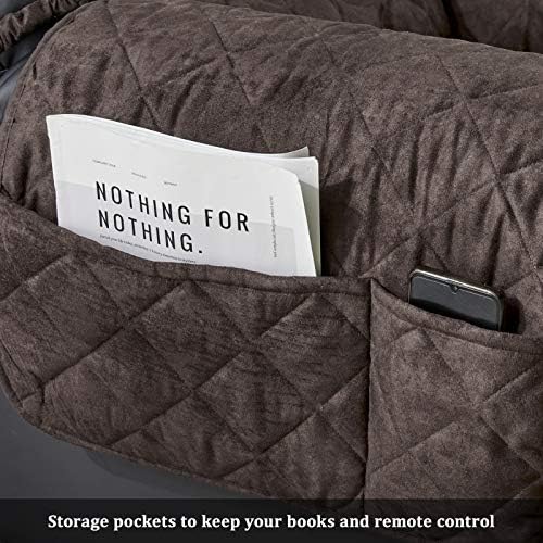 STONECREST Waterproof Recliner Chair Cover - Microsuede Slipcover for Pets and Kids