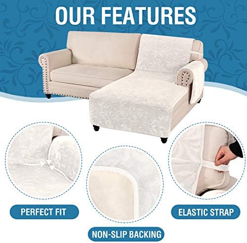 HVERSAILTEX Waterproof Chaise Slipcover for Dogs