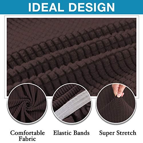 Flamingo P Stretch Ottoman Cover Soft Rectangle with Elastic Bottom