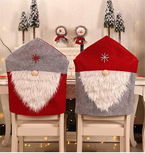 EXP VISION Christmas Decor Chair Covers 2pcs