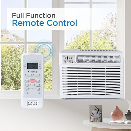 BLACKDECKER 18000 BTU Window Air Conditioner Unit White