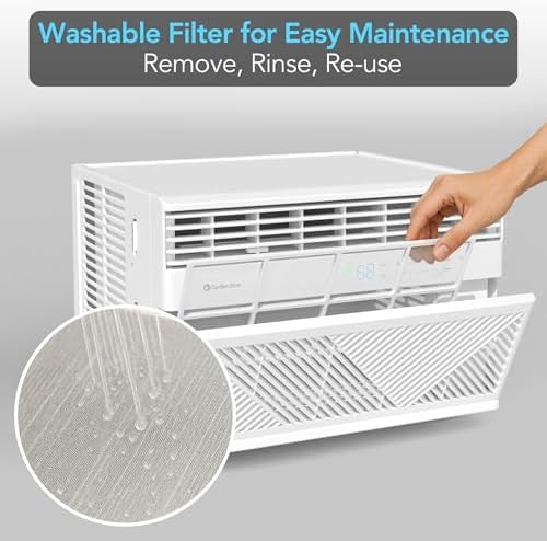 Comfort Zone CZ12758 Window AC 8000 BTU White