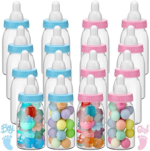 16 Pack Mini Baby Bottles for Baby Shower