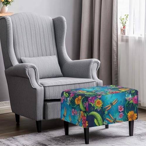 Eritanaer Dragonfly Ottoman Slipcover