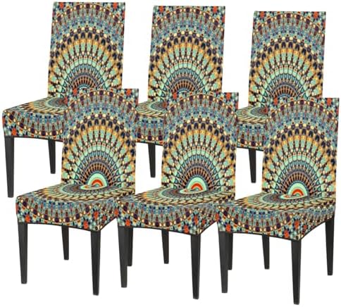 QsirBC Stretchable Dining Chair Covers Set of 1 1