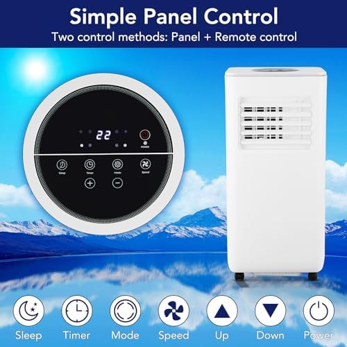 Euker Portable AC Unit 3 in 1 Cooling Dehumidifier Fan Mode