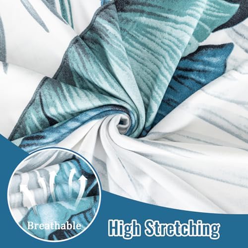 GOSTADY 2 Piece Club Chair Slipcover with Skirt Hem 1