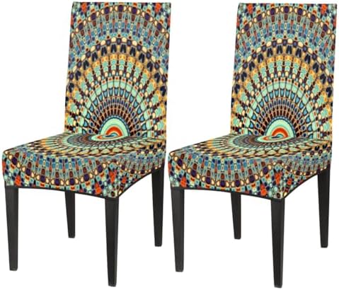 QsirBC Stretchable Dining Chair Covers Set of 1 1