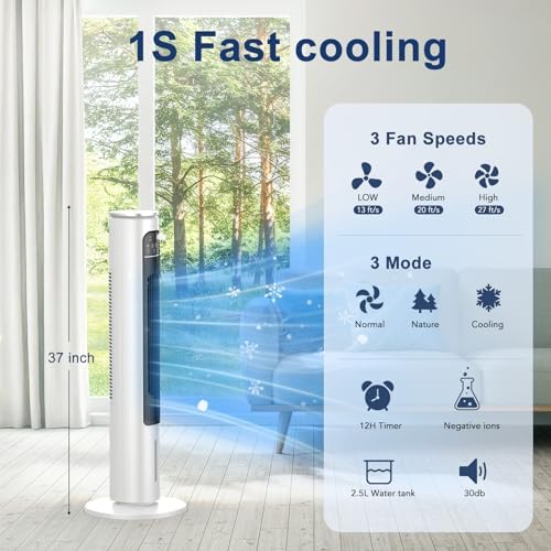 BIESQYA Windowless Portable Air Conditioner with Remote