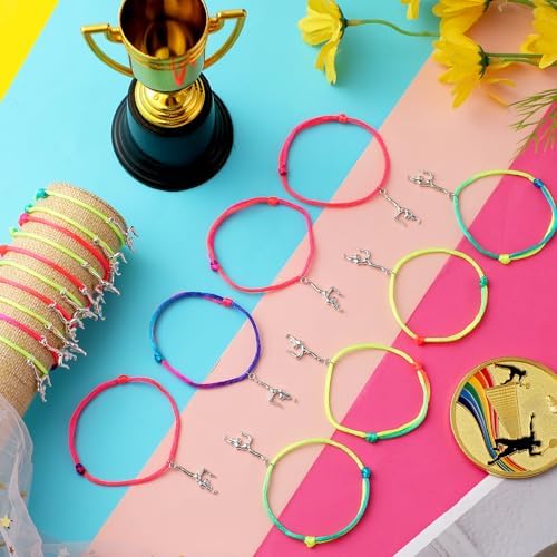 50 Pcs Adjustable Gymnastics Bracelets Set