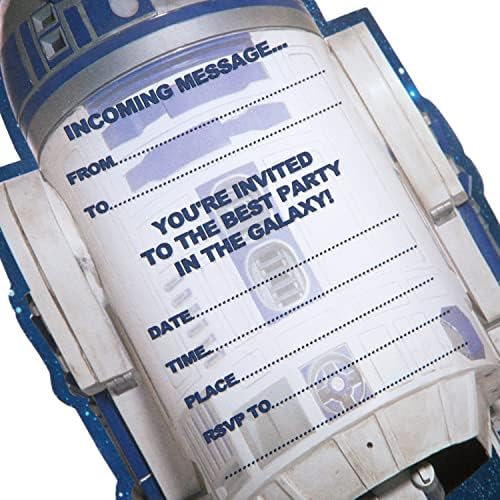 Hallmark Star Wars R2-D2 Birthday Invites Pack of 20 1