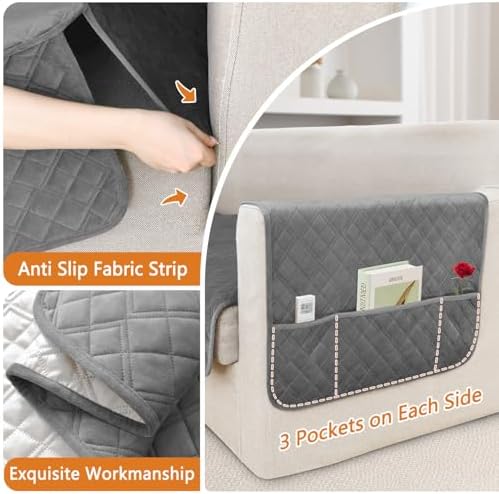 Waterproof Corner Sectional Couch Covers for Dogs