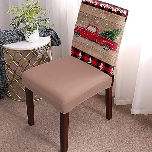 Savannan Merry Christmas Dining Chair Slipcover Set of 6